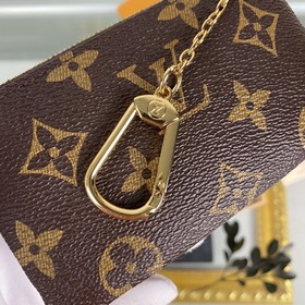 LV Модель： M62650 Кожий кошелек Элегантный и практичный маленьки