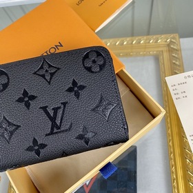 LV Модель： M60574 Черный Zippy кошелек на молнии Этот классически