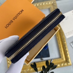 LV Модель： M60574 Черный Zippy кошелек на молнии Этот классически