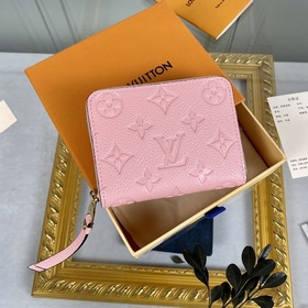 LV Модель： M60574 Розовый Кошелек Zippy на молнии Этот классическ