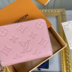LV Модель： M60574 Розовый Кошелек Zippy на молнии Этот классическ