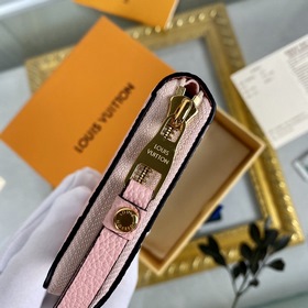LV Модель： M60574 Розовый Кошелек Zippy на молнии Этот классическ