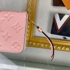 LV Модель： M60574 Розовый Кошелек Zippy на молнии Этот классическ