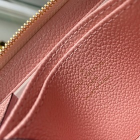 LV Модель： M60574 Розовый Кошелек Zippy на молнии Этот классическ