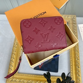 LV Модель： M60574 Фиолетовый кошелек Zippy на молнии Этот классич