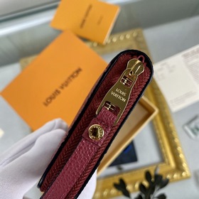 LV Модель： M60574 Фиолетовый кошелек Zippy на молнии Этот классич