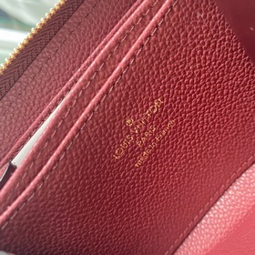 LV Модель： M60574 Фиолетовый кошелек Zippy на молнии Этот классич