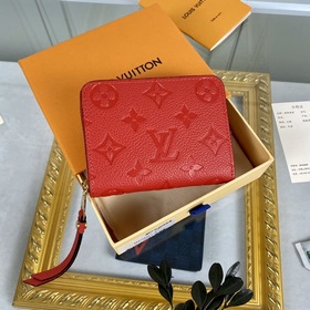 LV Модель： M60740 Ярко-красный кошелек Zippy на молнии Этот класс