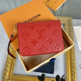 LV Модель： M60740 Ярко-красный кошелек Zippy на молнии Этот класс