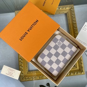 LV Модель： N63070 Белый кошелек с карманом для кредитных карт Это