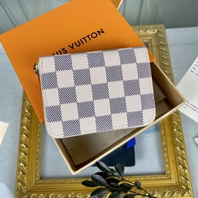 LV Модель： N63070 Белый кошелек с карманом для кредитных карт Это