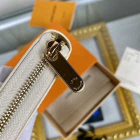 LV Модель： N63070 Белый кошелек с карманом для кредитных карт Это