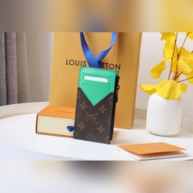 LV Модель 81627 Карман для карт на молнии Держатель для монет отл