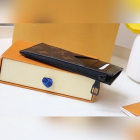 LV Модель 81627 Карман для карт на молнии Держатель для монет отл