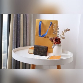 LV Кошелек для мелочи Модель M62361 Золотая застежка Компактный,