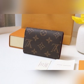 LV Кошелек для мелочи Модель M62361 Золотая застежка Компактный,