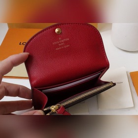 LV Кошелек для мелочи Модель M62361 Золотая застежка Компактный, 
