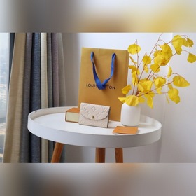 LV Кошелек для мелочи Модель M41939 тиснение Компактный, но чрез