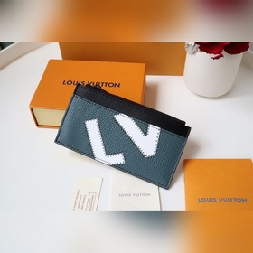 Картодержатель LV CC M81314 Скомбинированная гладкая кожа и кожа