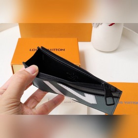 Картодержатель LV CC M81314 Скомбинированная гладкая кожа и кожа