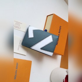 Кошелек LV с карманом для мелочи, модель M81470 Изготовлен из зер