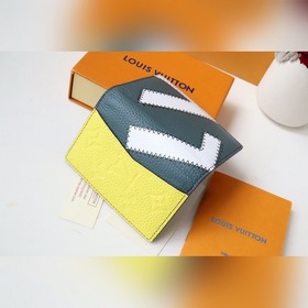 Кошелек LV с карманом для мелочи, модель M81470 Изготовлен из зер