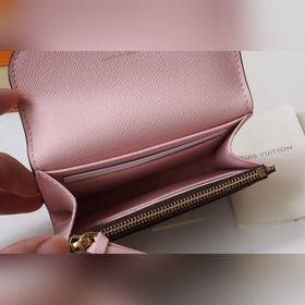 LV Кошелек для мелочи Модель M62361 Золотая застежка Компактный, 