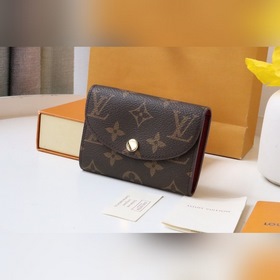 LV Кошелек для мелочи Модель M62361 Золотая застежка Компактный,