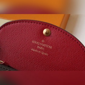 LV Кошелек для мелочи Модель M62361 Золотая застежка Компактный, 