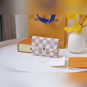 LV Кошелек для мелочи Модель M62361 Золотая застежка Компактный,