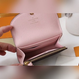 LV Кошелек для мелочи Модель M62361 Золотая застежка Компактный, 