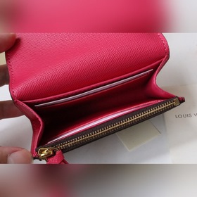 LV Кошелек для мелочи Модель M62361 Золотая застежка Компактный, 