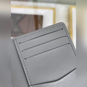 LV Карманный кошелек Модель M81382 Серый кожаный кошелек  Новый 