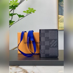 LV Модель N60431 Большой черный кошелек с карманом для мелочи Эт
