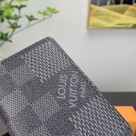 LV Модель N60431 Большой черный кошелек с карманом для мелочи Эт