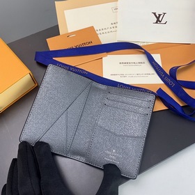 LV Карманный кошелек Модель M30837 Серый Кошелек из ткани Monogra