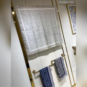 Шарф LV из 100% шелка высшего качества с диагональным переплетени