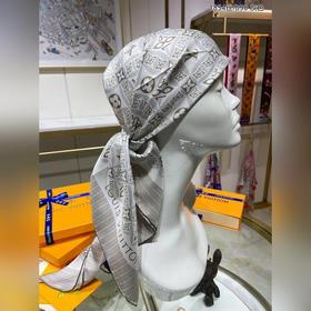 Шарф LV из 100% шелка высшего качества с диагональным переплетени