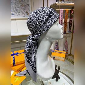 Шарф LV из 100% шелка высшего качества с диагональным переплетени