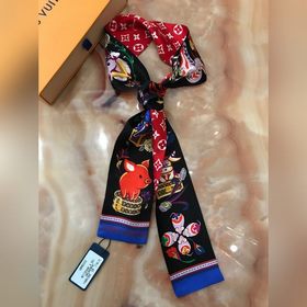 LV Superstition Classic Шёлковый пояс для волос Яркая интерпретац