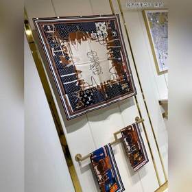 LV Skyline Квадратный платок City Edition 90% шелк, 100% шелк выс