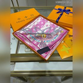 LV L-образный узел 90, шелковый платок 100% шелк высшего качеств