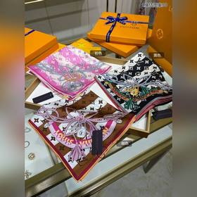 LV L-образный узел 90, шелковый платок 100% шелк высшего качеств