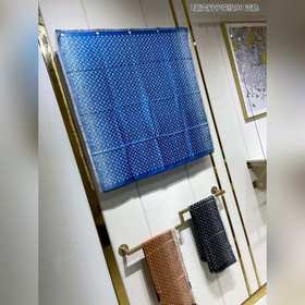 LV L Градиентный деним с цветочным узором 90 Шелковый платок 100