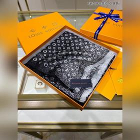 LV L Градиентный деним с цветочным узором 90 Шелковый платок 100