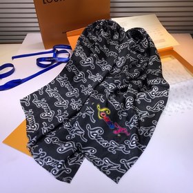 Шелковый узор LV monogram, 100% шелк высшего качества. Шелковый у