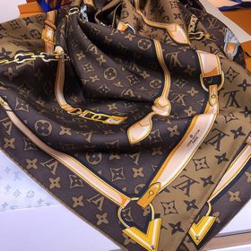 Louis Vuitton (Луи Виттен) Шарф из шелка высшего качества с диаго