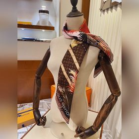 LV Тигр года ограниченная серия шарфов из шелка высшего качества