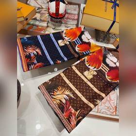 LV Тигр года ограниченная серия шарфов из шелка высшего качества
