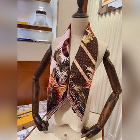 LV Тигр года ограниченная серия шарфов из шелка высшего качества 